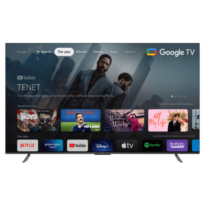 TCL 50" Android UHD 4k HDR Google TV - 50P735